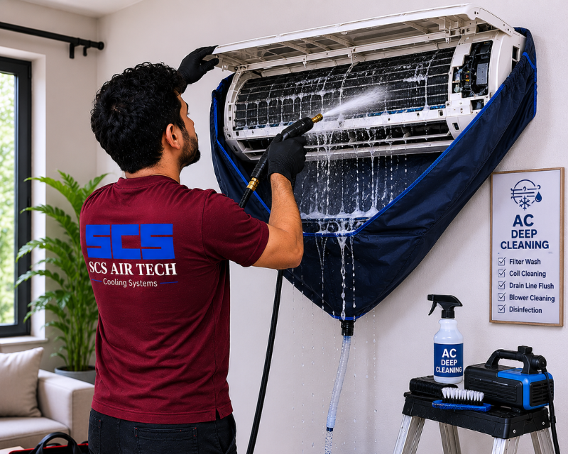 AC deep cleaning service